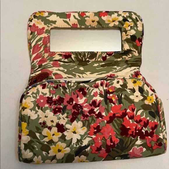 RALPH LAUREN VINTAGE FLORAL PATTERN COSMETIC TRAVEL MULTICOLORED BAG - Picture 8 of 13